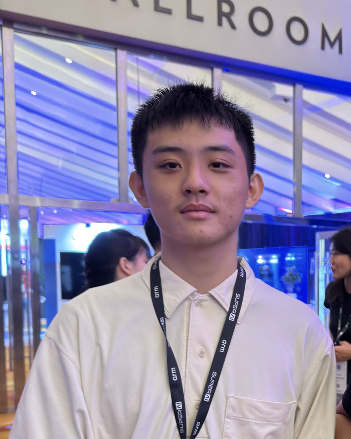 Woo Tong at a technology event